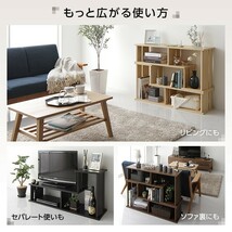 送料無料/即決 テレビ台 120 150 180 200 210 ブラウン テレビボード ワイド テレビ台 105～210 収納 保証付 商品ID 2272173_画像6