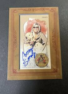 2023 MLB TOPPS ALLEN&GINTER Captain Sandy Yawn auto オート サインカード