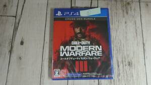 ◎【シュリンク付き未使用未開封】Call of Duty： Modern Warfare III　Play Station 4ソフト②