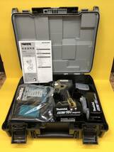 □【未使用品】マキタ makita 18V 6.0Ah 充電インパクトドライバ TD173DRGXO オリーブ セット品 バッテリ２個・充電器付_画像1