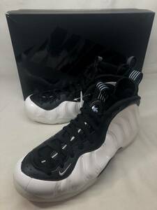 ■未使用 Nike Air Foamposite One White and Black ナイキ エア フォームポジット1 ペニーハーダウェイ DV0815-100 27cm ●231222