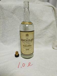 マッカラン エレガンシア MACALLAN ELEGANCIA 1990 1000ml 空き瓶 空瓶