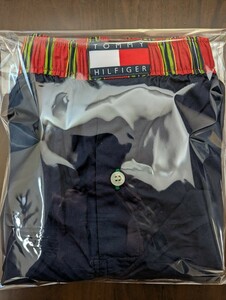 【新品未使用】TOMMY HILFIGER トミーヒルフィガー トランクス L ネイビー メンズ パンツ 下着 紳士用肌着 トミーフィルフィガー