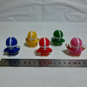 ゴーゴーファイブ 指人形 ソフビ 戦隊 特撮 フィギュア レトロ Japan japanese TOYS Power ranger の画像2