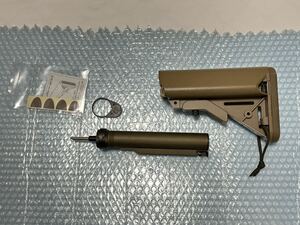 【中古】東京マルイ 次世代電動ガンHK416 デルタカスタム FDE ストックパイプ バッファチューブ