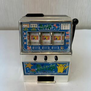 レ520 ポケモン スロット型貯金箱 スロットマシーン　ポケットモンスター コレクション レトロ おもちゃ 置物 pokemon slot machine mini 