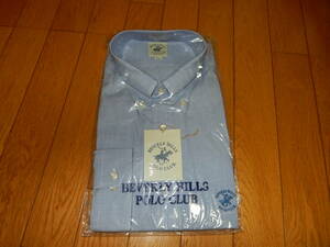 BEVERLY HILLS POLO CLUB♪ダンガリー Yシャツ/カッターシャツ★未着用