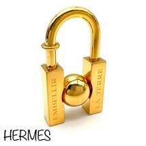 HERMES｜エルメス カデナ チャーム【アクティ】ゴールドカラー 2001年限定 ヴィンテージ ブランド a106et oth_画像1