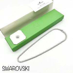 SWAROVSKI Matrix Tennis｜スワロフスキー マトリックス テニス ネックレス【アクティ】クリアストーン クリスタルガラス ブランド a98et