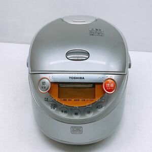 TOSHIBA 東芝 3合炊き IH炊飯ジャー RC-6RX シルバー 炊飯器★ダイヤモンド銅コート釜★パン発酵 焼き 一人暮らし 単身用 新生活 中古