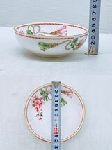 Sango NINA RICCI ニナリッチ 5客 小鉢 中鉢 金彩 和食器 食器 花柄 おしゃれ コレクション 鉢 陶磁器 インテリア_画像6