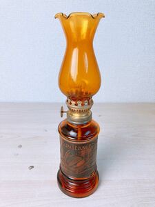  antique sweets color glass oil lamp SUNBEAM BOOK STORE retro interior storage goods unused goods Vintage 