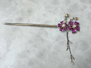 . ornamental hairpin hair accessory 1 psc flower Y6