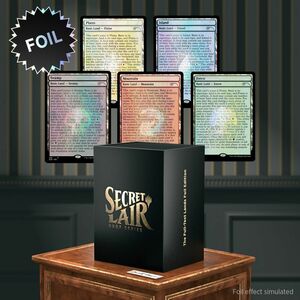 **MTG Secret Lair The Full-Text Lands Foil Edition new goods unopened SLD**