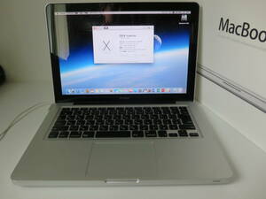 Macbook 13インチ Aluminum Late2008 / Core 2 Duo 2GHz / 8GBメモリ / ストレージとOS無 / ジャンク