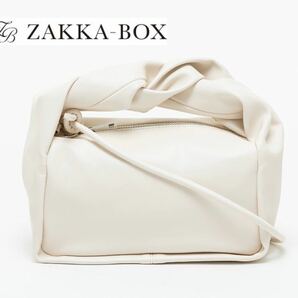 【ZAKKA-BOX （ザッカボックス） 】アイボリー　ショルダーバック