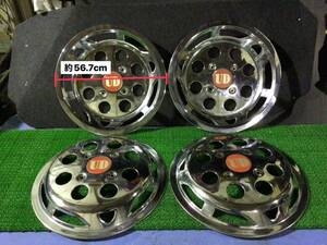 UD large for plating wheel cap 8 hole 4 sheets rust * oil dirt equipped T 231202 ② same day shipping possible Yahoo auc 140s