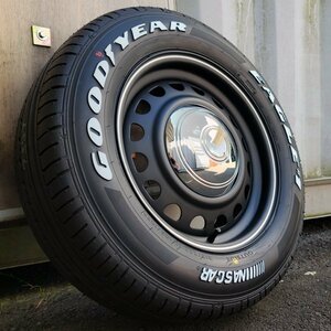  новый продукт Hiace 200 серия Regius Ace GOODYEAR NASCAR 215/65R16C 16 -дюймовые колеса колесо 4 шт. комплект белые буквы D-STEEL