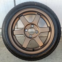 展示品特価!! 15x7.0J+20 PCD 100 4H 15インチ 7j pcd 100 4穴 CB73.1 175/55R15 SAILUN TIRE LS486BR コンパクトカー 軽自動車 ローダウン_画像3