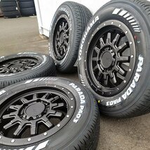 最短翌日発送!! 車検対応 ハイエース 200系 レジアスエース 16インチ タイヤ ホイール 4本 セット ヨコハマ パラダ PA03 ホワイトレター_画像1