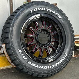 車検対応 200系 ハイエース 新品 16インチ タイヤホイールセット TOYO オープンカントリー RT 215/65R16 ホワイトレター