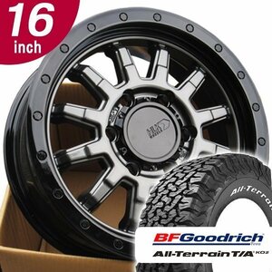 4本価格 ホワイトレター ハイエース 200系 タイヤホイール 16インチ BF Goodrich ALLTERRAIN T/A KO2 215/70R16 BF グッドリッチ