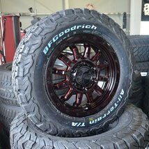 200系 ハイエース レジアス 16インチ タイヤホイール 4本セット BF グッドリッチ T/A KO2 215/70R16 リフトアップ仕様 PCD139.7 6穴_画像6