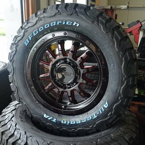 BF Goodrich T/A KO2 215/70R16 リフトアップ仕様 トヨタ ハイエース 200系 16インチ タイヤホイール 4本セット 16x6.5J+38 139.7 6H