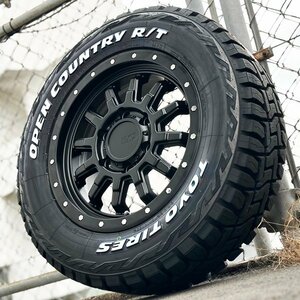 ホワイトレター 200系 ハイエース 新品 16インチ タイヤホイールセット TOTO オープンカントリー RT 215/65R16 車検対応