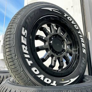 NEWタイヤ!! 200系 ハイエース 新品 16インチ タイヤホイール 4本セット トーヨー H30 215/65R16 車検対応 ホワイトレター ブラックレター