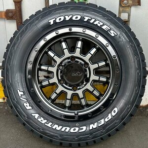 ホワイトレター 車検対応 200系 ハイエース 新品 16インチ タイヤホイールセット TOYO オープンカントリー RT 215/65R16