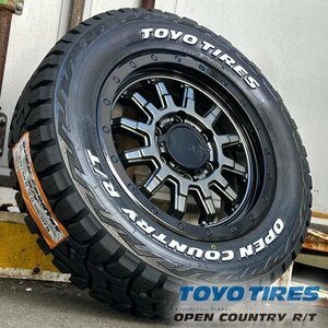 キャンプ仕様!! 16インチ 車検規格 ハイエース 200系 タイヤホイールセット トーヨー オープンカントリー RT 215/65R16 ホワイトレター