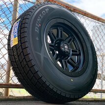 ハイラックス GUN125 215サーフ 国産スタッドレス 新品 17インチタイヤホイールセット DUNLOP WINTERMAX SJ8+ 265/65R17 265/70R17_画像4