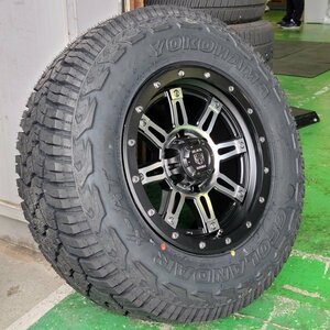 YOKOHAMA GEOLANDAR X-AT 17インチ ハイラックス プラド FJクルーザー 265/65R17 265/70R17 新品 タイヤホイール 4本セット 純正車高装着可