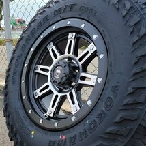 YOKOHAMA GEOLANDAR MT 17インチ ハイラックス プラド FJクルーザー 265/65R17 265/70R17 新品 タイヤホイール 4本セット 純正車高装着可_画像6