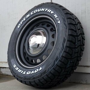 週末特価!! 即納!! ハイエース 200系 16インチ タイヤ ホイール 215/65R16C トーヨー オープンカントリー RT ホワイトレター D-STEEL