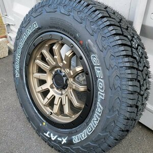 新品 16インチ タイヤホイール 4本セット ヨコハマ ジオランダー X-AT 235/70R16 デリカD5 デリカ D5 RAV4 ラブフォー CX5 CX-5 16x7.5J+35