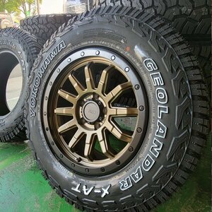 新品 16インチ タイヤホイール 4本セット ヨコハマ ジオランダー X-AT 235/70R16 デリカD5 デリカ D5 RAV4 ラブフォー CX5 CX-5 16x7.5J+35