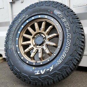 デリカD5 RAV4 CX5 新品 16インチ タイヤホイールセット ヨコハマ ジオランダー X-AT 235/70R16 純正車高装着可 インチダウン