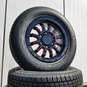 新品 スタッドレス 16インチ タイヤホイール 4本セット 200系 ハイエース レジアスエース グッドイヤー アイスナビ SUV 215/65R16 冬タイヤ