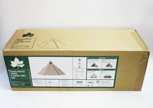 《ジャムルK》 hc1220-122◆送料無料◆ 未開封 未使用 ロゴス LOGOS ワンポールテント Tradcanvas Tepee 2ルーム 300 No.71805611