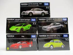 《ジャムルK》 hc1223-118◆送料無料◆ 未開封 TOMICA トミカ プレミアム 31－35 F40 ワーゲン ガヤルド スカイライン アストンマーティン