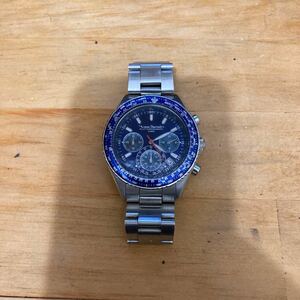 【1円スタート】イヴ ベルトラン Yves Bertelin メンズ 腕時計 Y3-1165 青 ブルー ジャンク