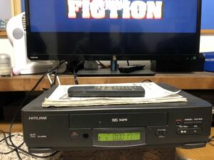 VHS ビデオデッキ HITLINE V-HF2 リモコン 説明書　ビデオ レトロ　ヒットライン　