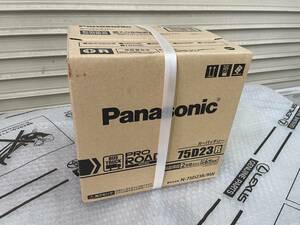 【当日発送13時入金まで】【送料無料】【新品】Panasonic パナソニック バッテリー PRO ROAD N-75D23R/RW 