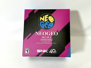 【送料無料 新品 未開封】 NEOGEO mini INTERNATIONAL/ネオジオミニ インターナショナル/SNK/1円〜