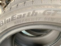 バリ山 ◆ 215/45R17 ◆ ヨコハマ BluEarth-GT AE51 ◆ 4本セット 4本 2022年製_画像10