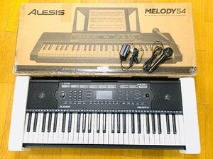 美品■Alesis 電子キーボード 54鍵盤 Melody 54 スピーカー内蔵 初心者 練習