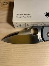 SPYDERCO Michael Walker KNIFE スパイダルコ マイケル・ウォーカー ナイフ 日本製・アルミハンドル_画像3