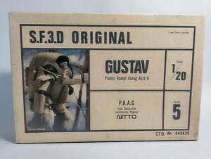 1/20 P.K.A GUSTAVg start fS.F.3.D original Maschinen Krieger width mountain . Nitto science used not yet constructed plastic model rare out of print 